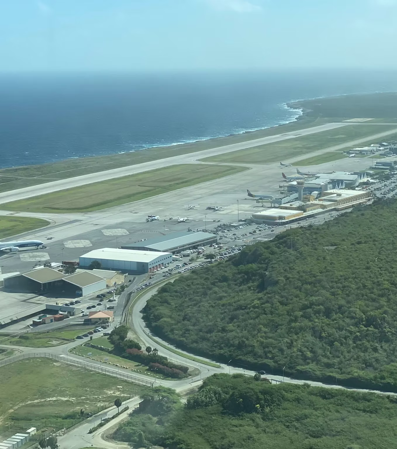 Willemstad aerial view